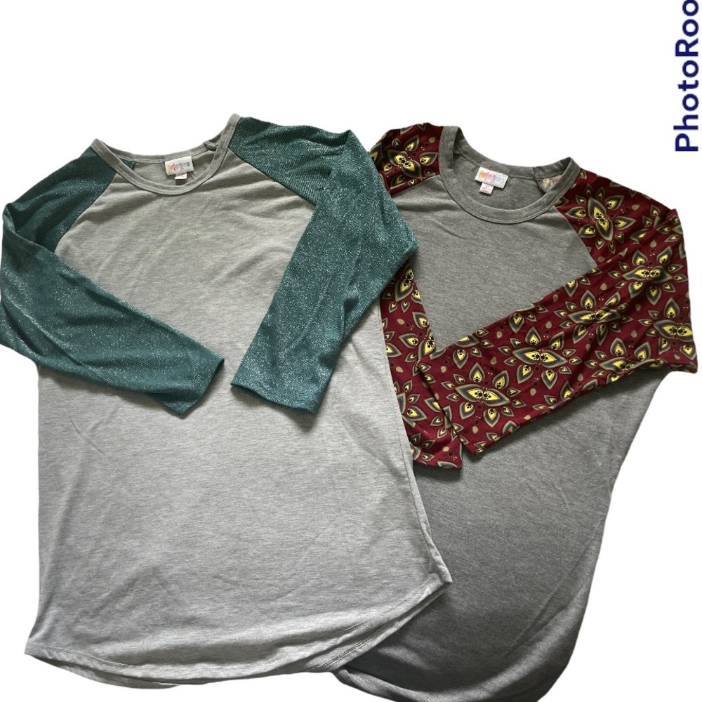 2 EUC LulaRoe Randy Womens tops: medium